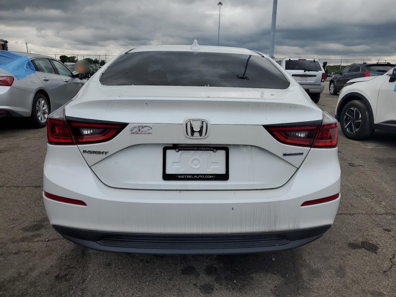 2022 HONDA INSIGHT EX VIN:19XZE4F58NE003665