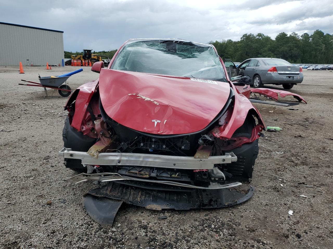 2022 TESLA MODEL Y  VIN:7SAYGAEE1NF412271