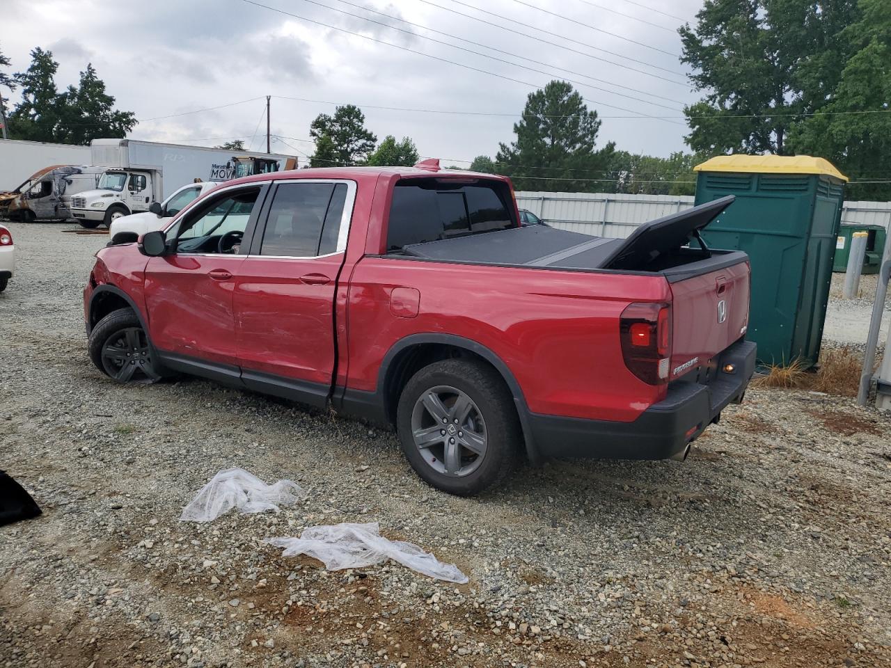 2022 HONDA RIDGELINE RTL VIN:5FPYK3F52NB031638