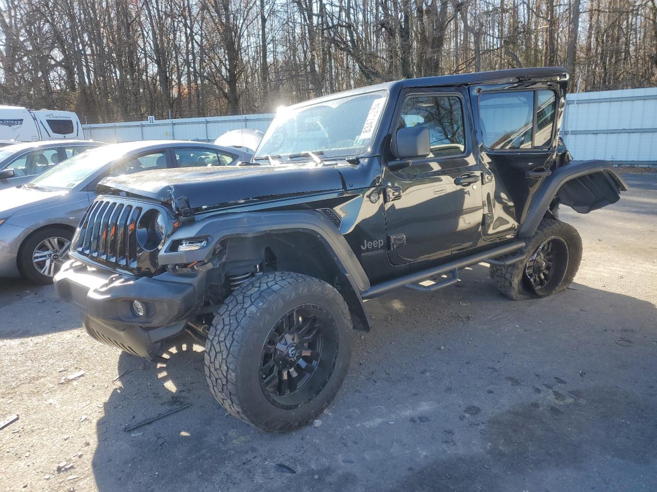 2022 JEEP WRANGLER UNLIMITED SPORT VIN:1C4HJXDG6NW144897