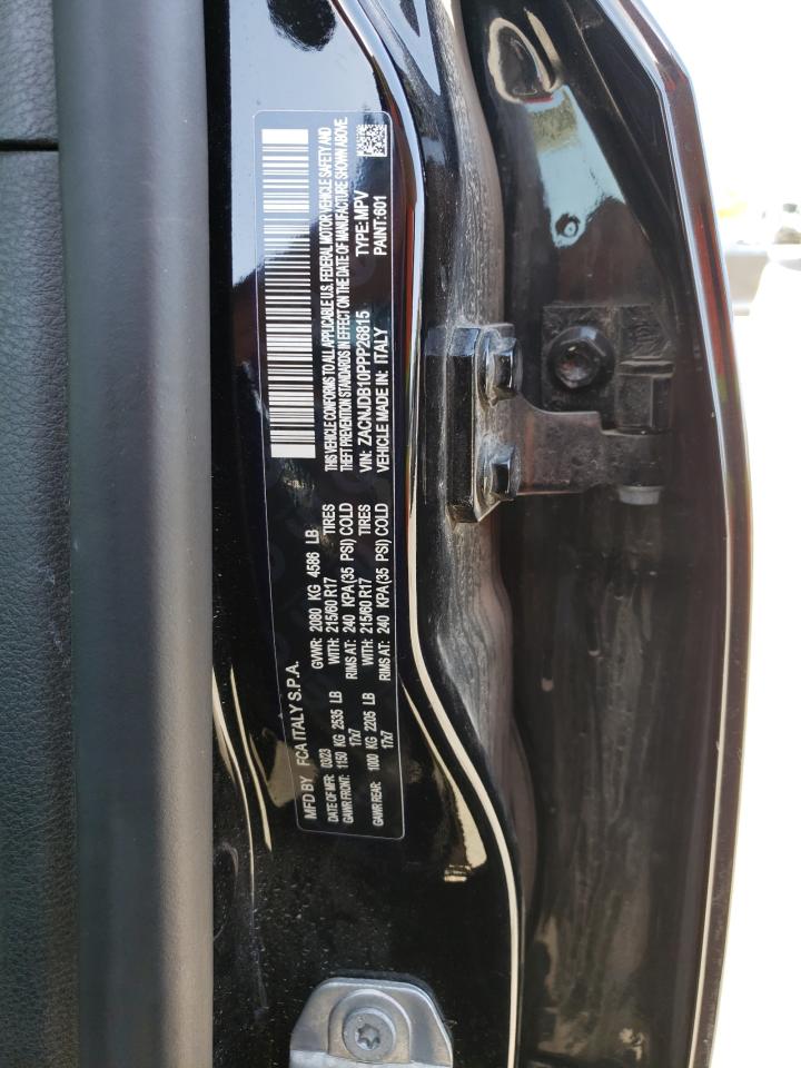 2023 JEEP RENEGADE LATITUDE VIN:ZACNJDB10PPP26815