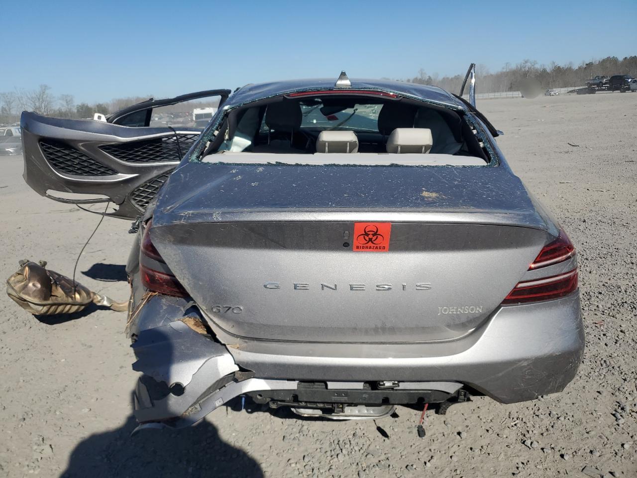 2022 GENESIS G70 BASE VIN:KMTG34TA7NU102821