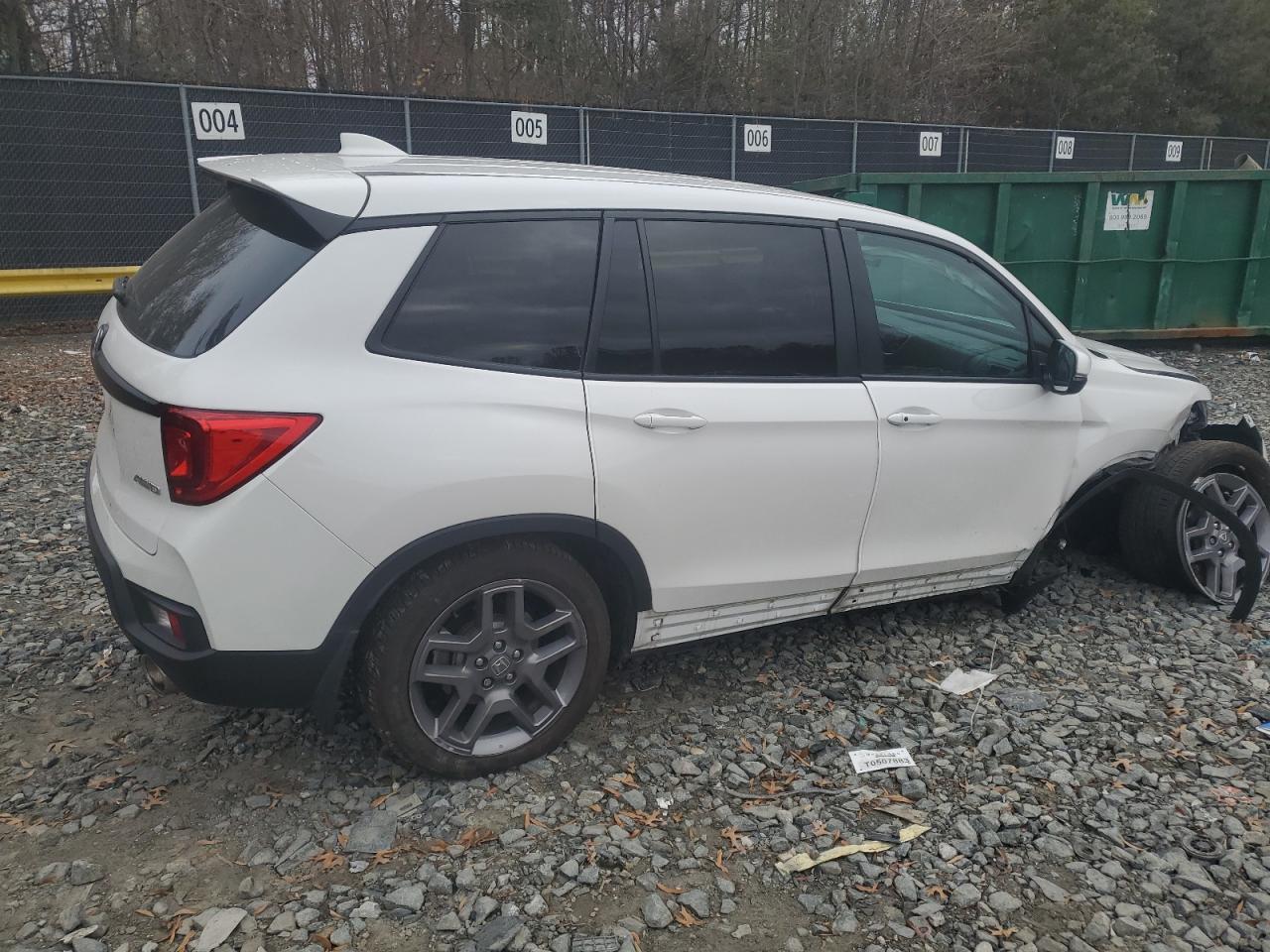 2023 HONDA PASSPORT EXL VIN:5FNYF8H50PB040929