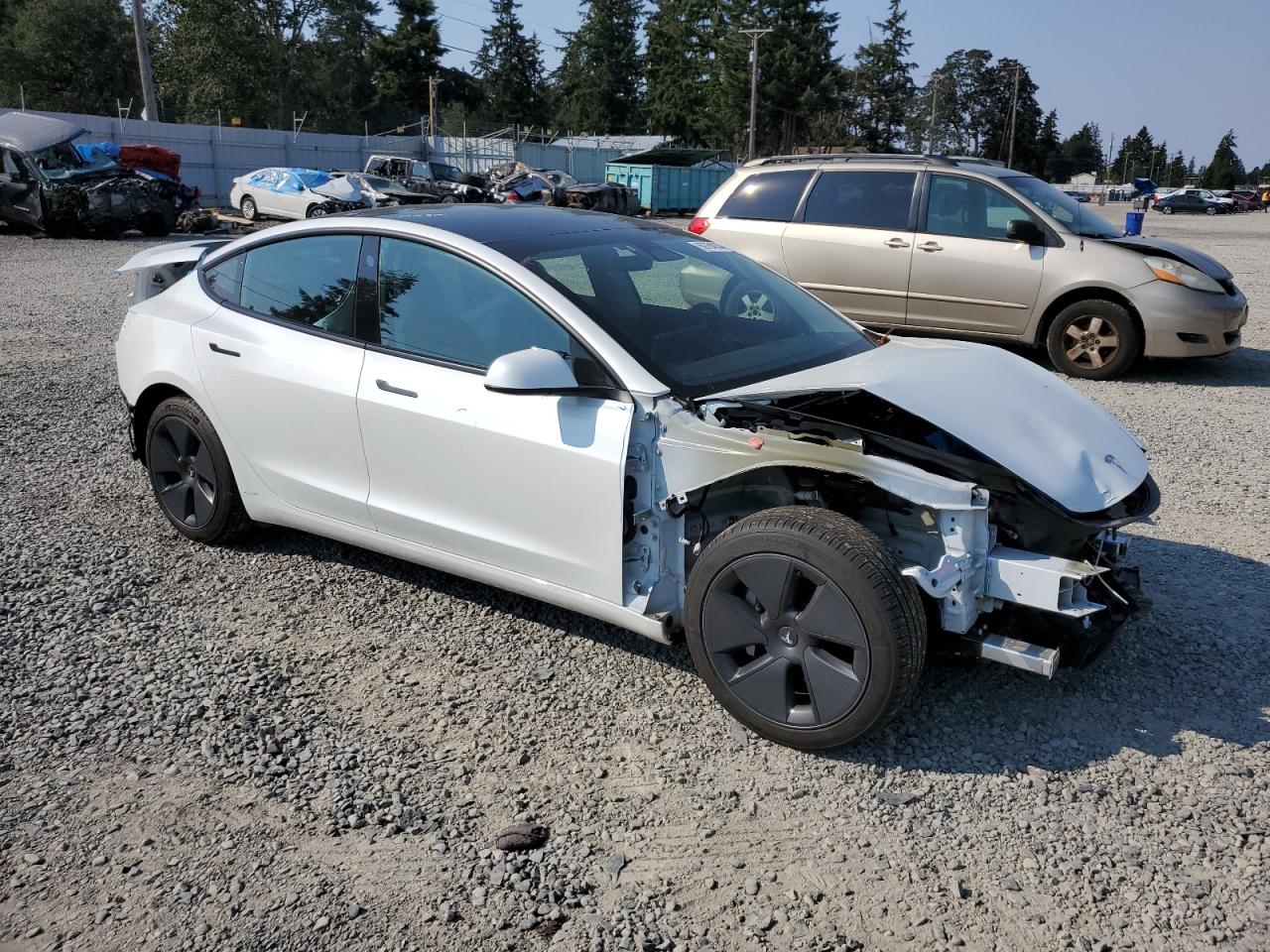 2022 TESLA MODEL 3  VIN:5YJ3E1EB6NF237597