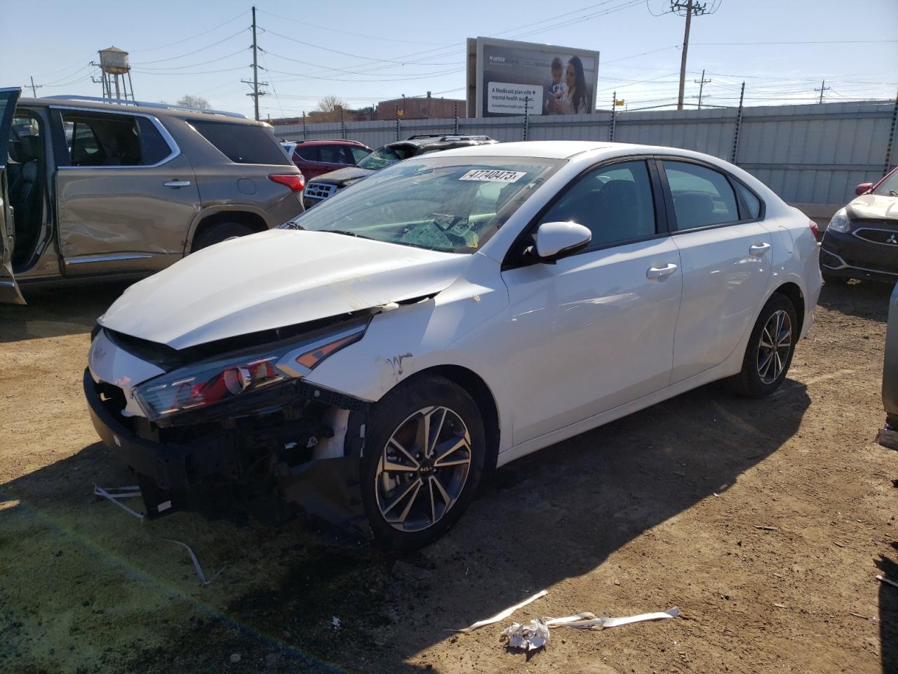 2022 KIA FORTE FE VIN:3KPF24AD6NE475535