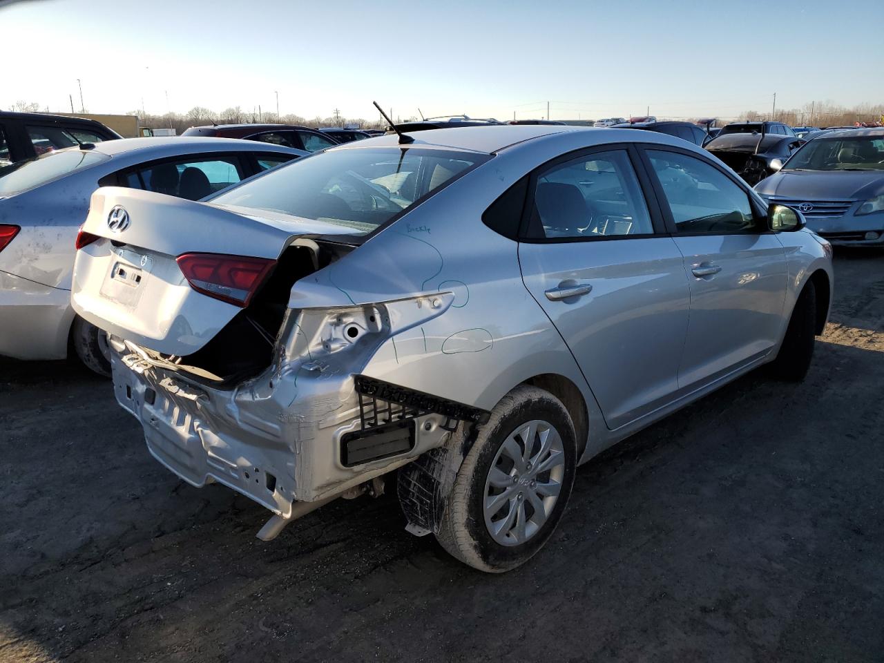 2022 HYUNDAI ACCENT SE VIN:3KPC24A63NE185354