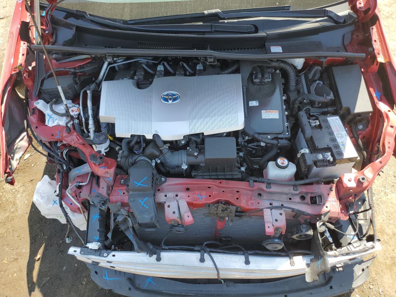 2022 TOYOTA PRIUS NIGHT SHADE VIN:JTDKAMFU6N3183384