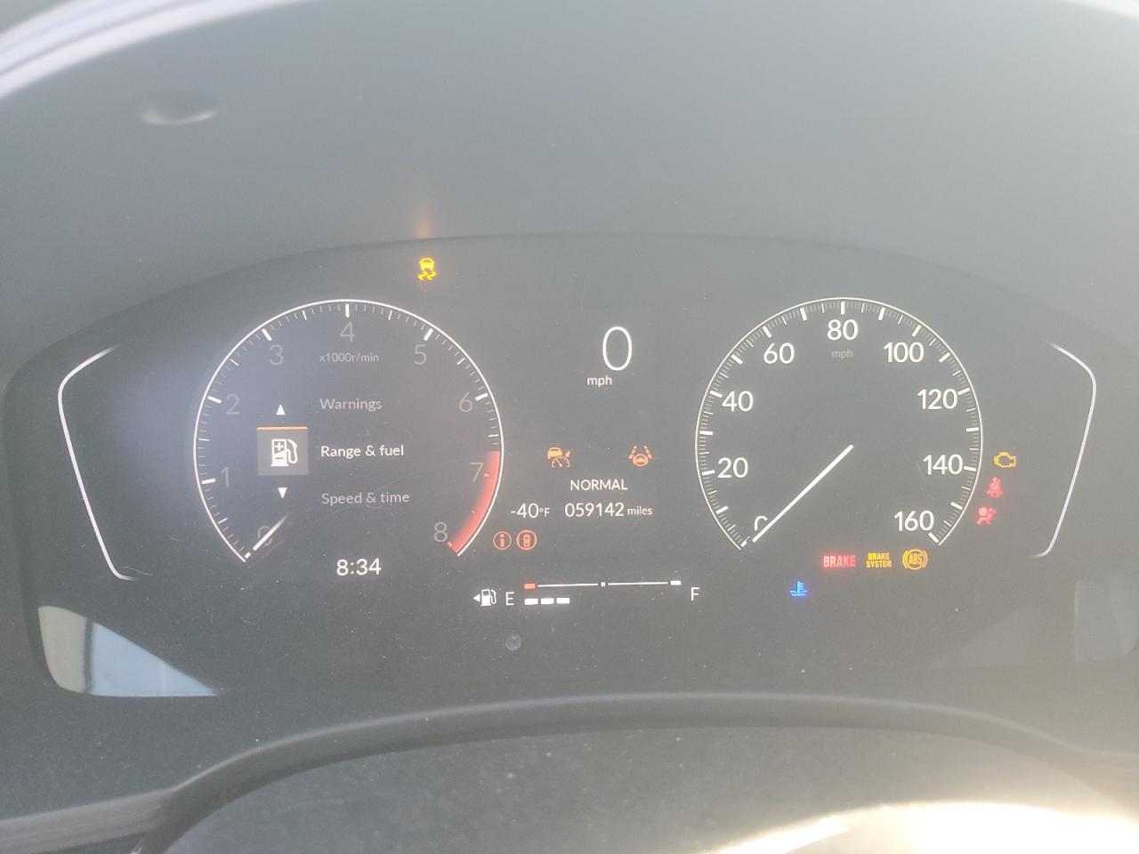 2022 HONDA CIVIC SPORT VIN:19XFL2H8XNE001582
