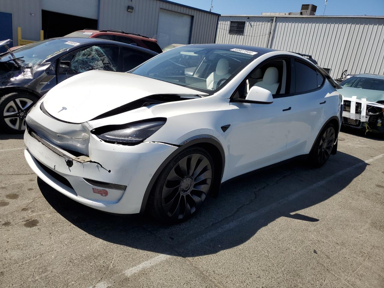 2022 TESLA MODEL Y  VIN:7SAYGDEF0NF560115