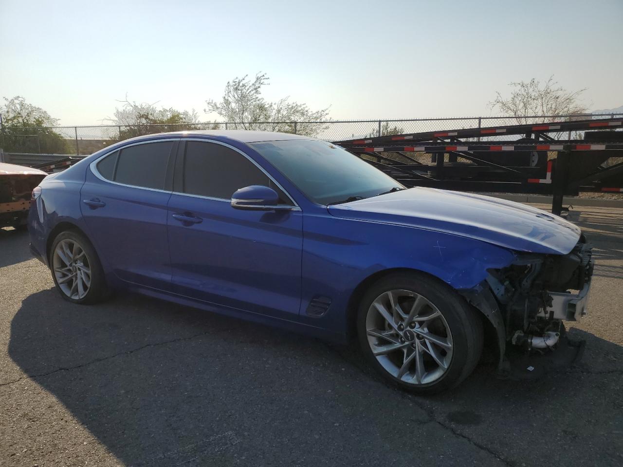 2022 GENESIS G70 BASE VIN:KMTG34TA0NU093976