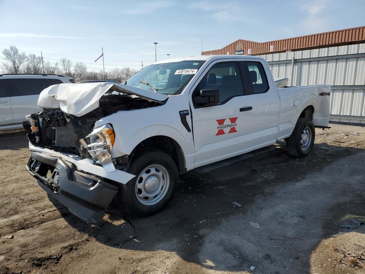 2022 FORD F150 SUPER CAB VIN:1FTFX1E54NKE17973