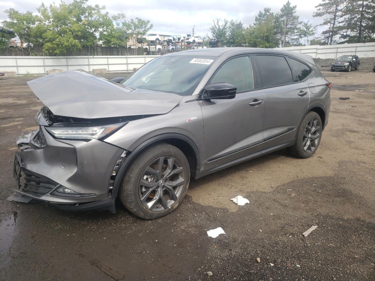 2022 ACURA MDX A-SPEC VIN:5J8YE1H08NL008594