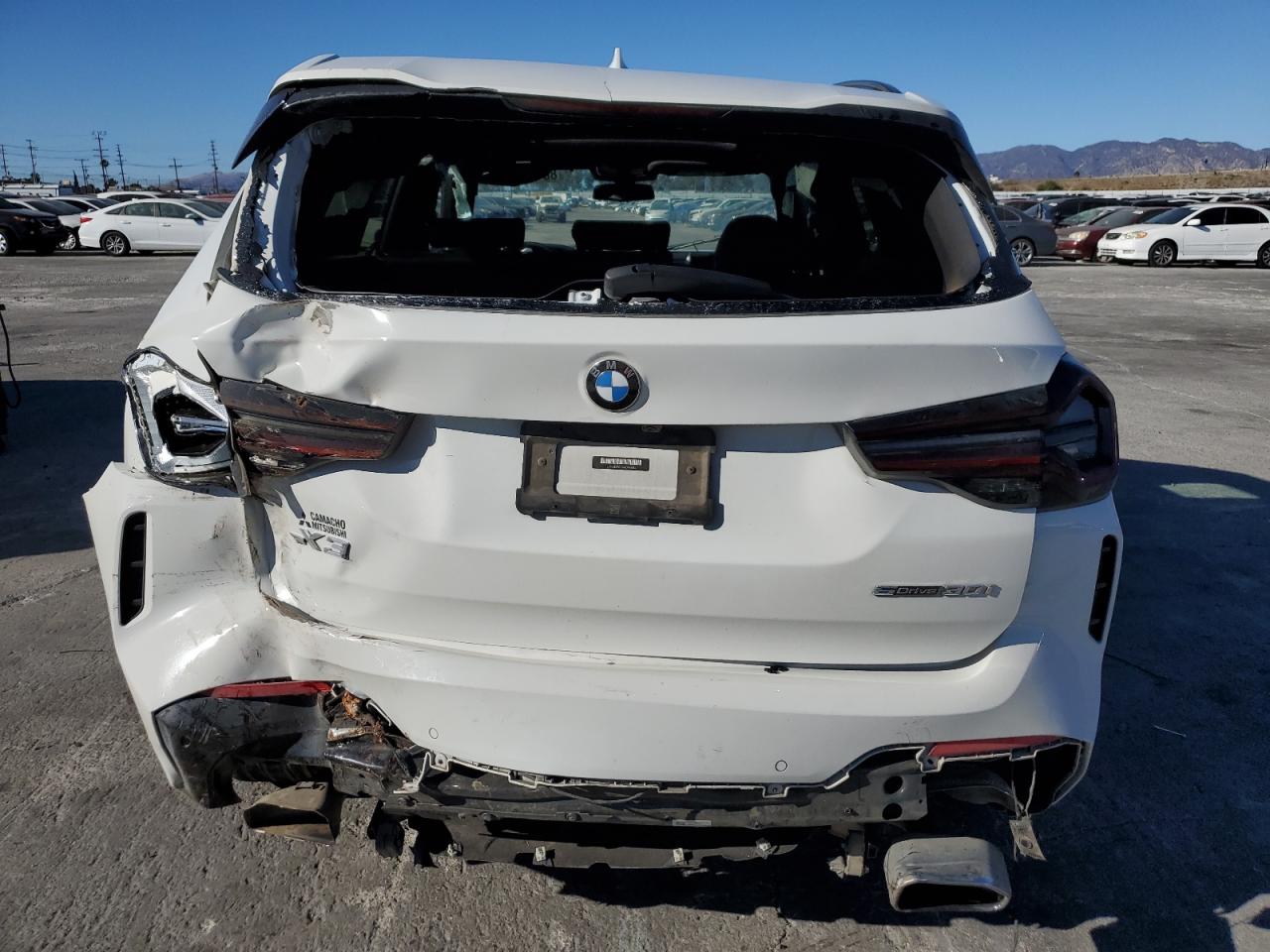 2022 BMW X3 SDRIVE30I VIN:5UX43DP0XN9J98884