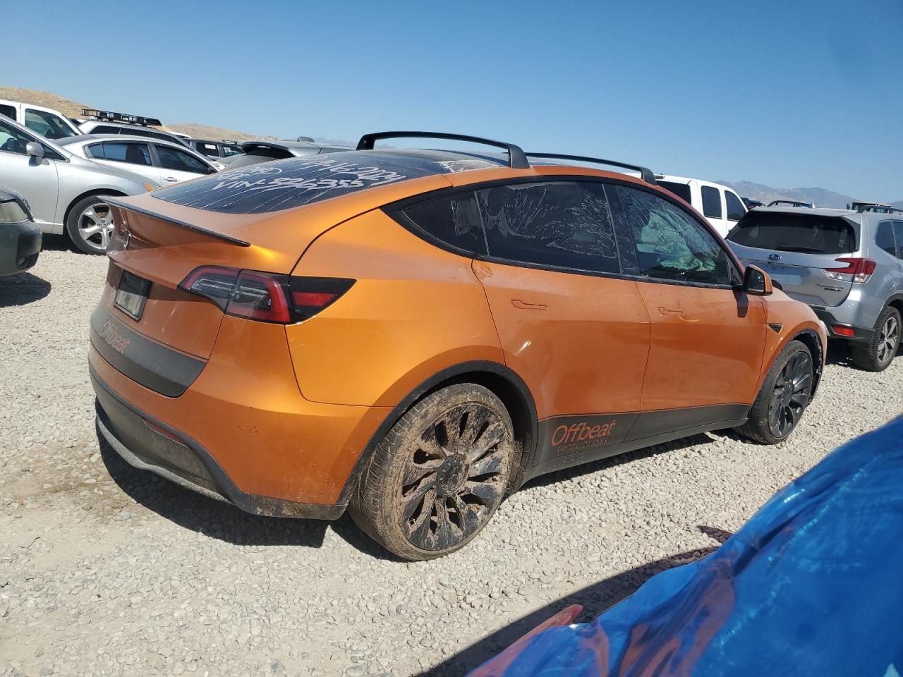 2022 TESLA MODEL Y  VIN:7SAYGDEF7NF336355