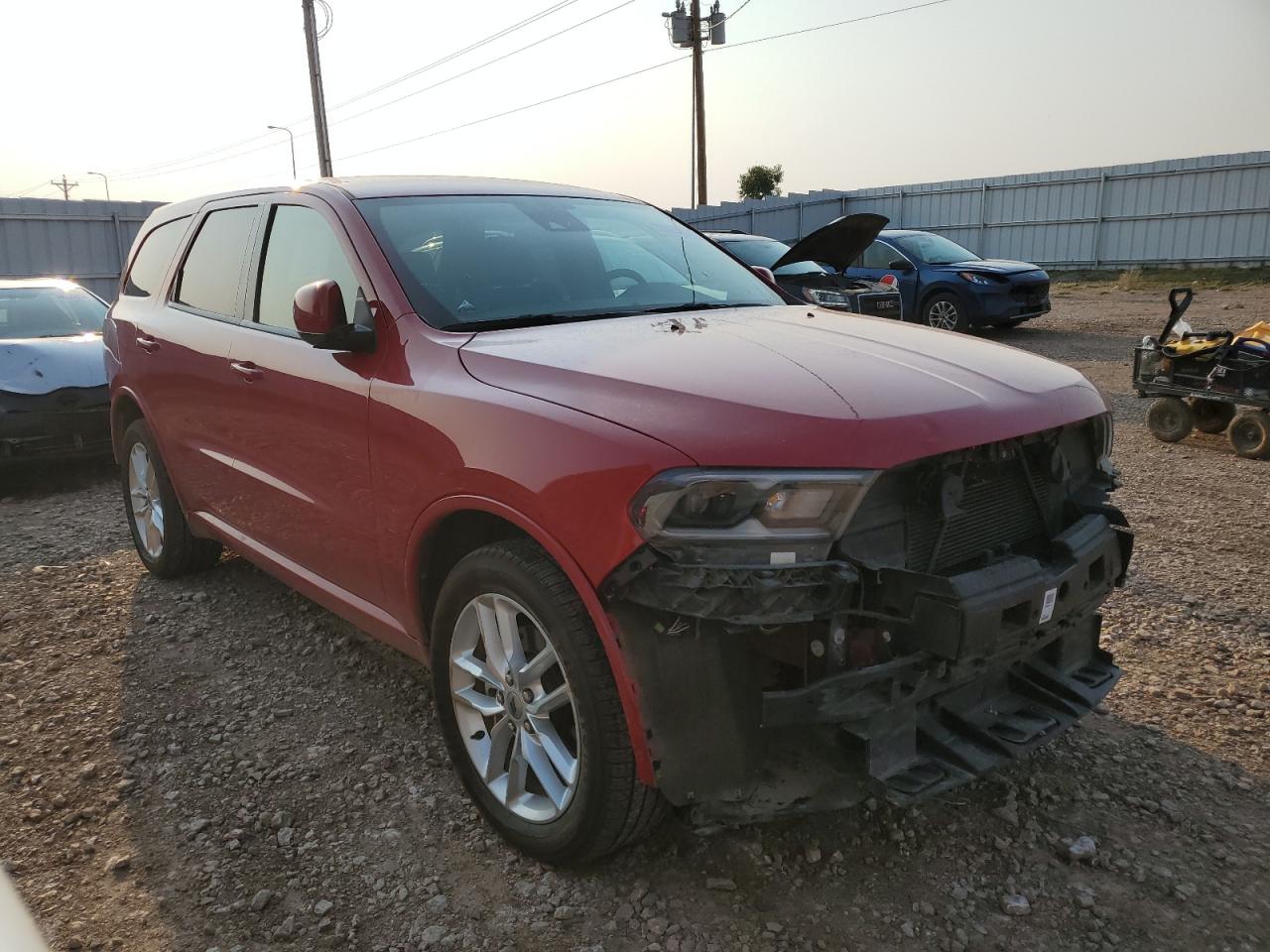 2022 DODGE DURANGO GT VIN:1C4RDJDG3NC108398