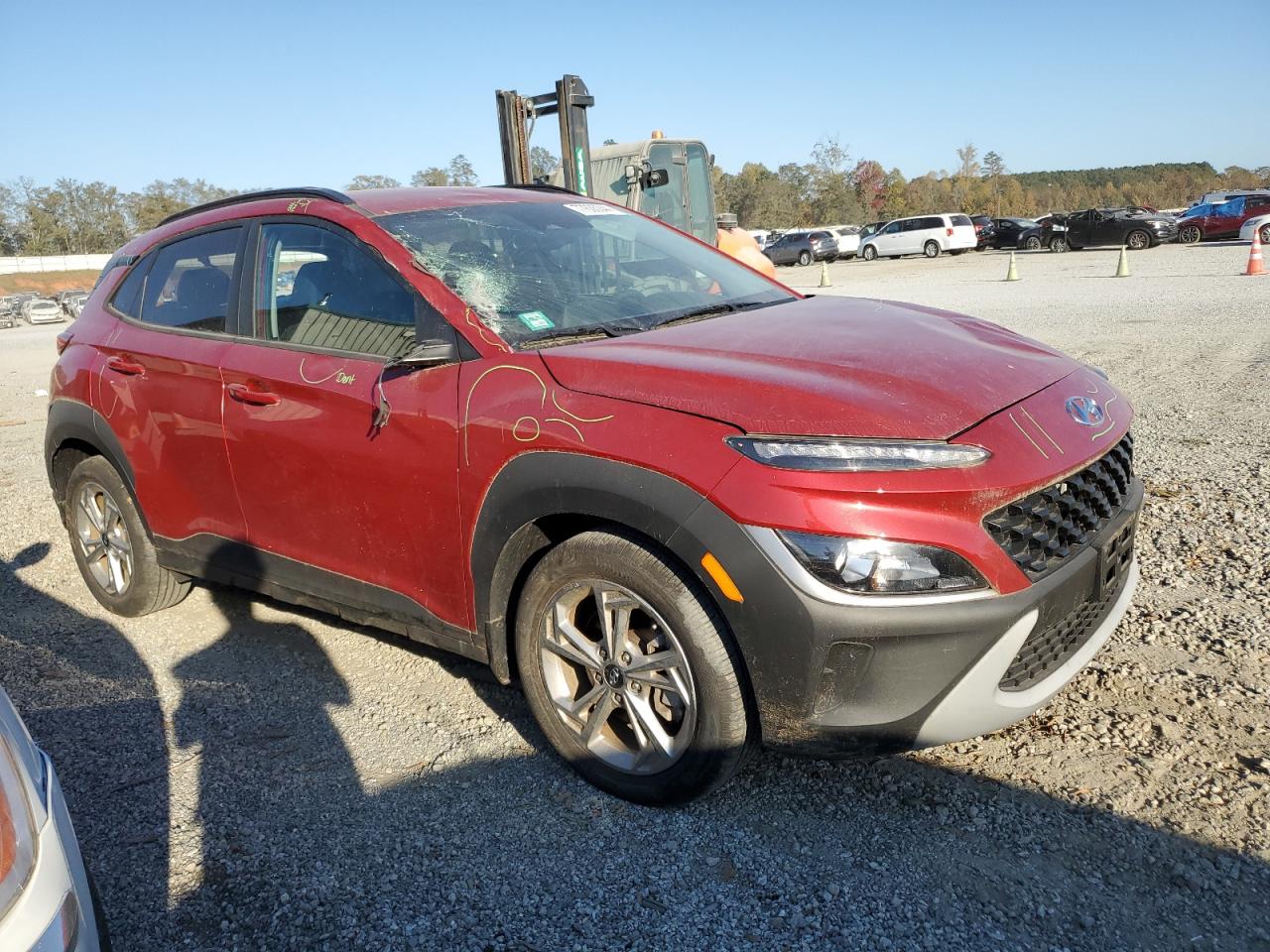 2022 HYUNDAI KONA SEL VIN:KM8K6CAB4NU820568