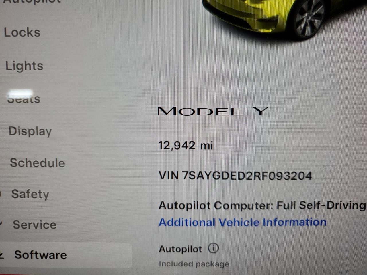 2024 TESLA MODEL Y  VIN:7SAYGDED2RF093204
