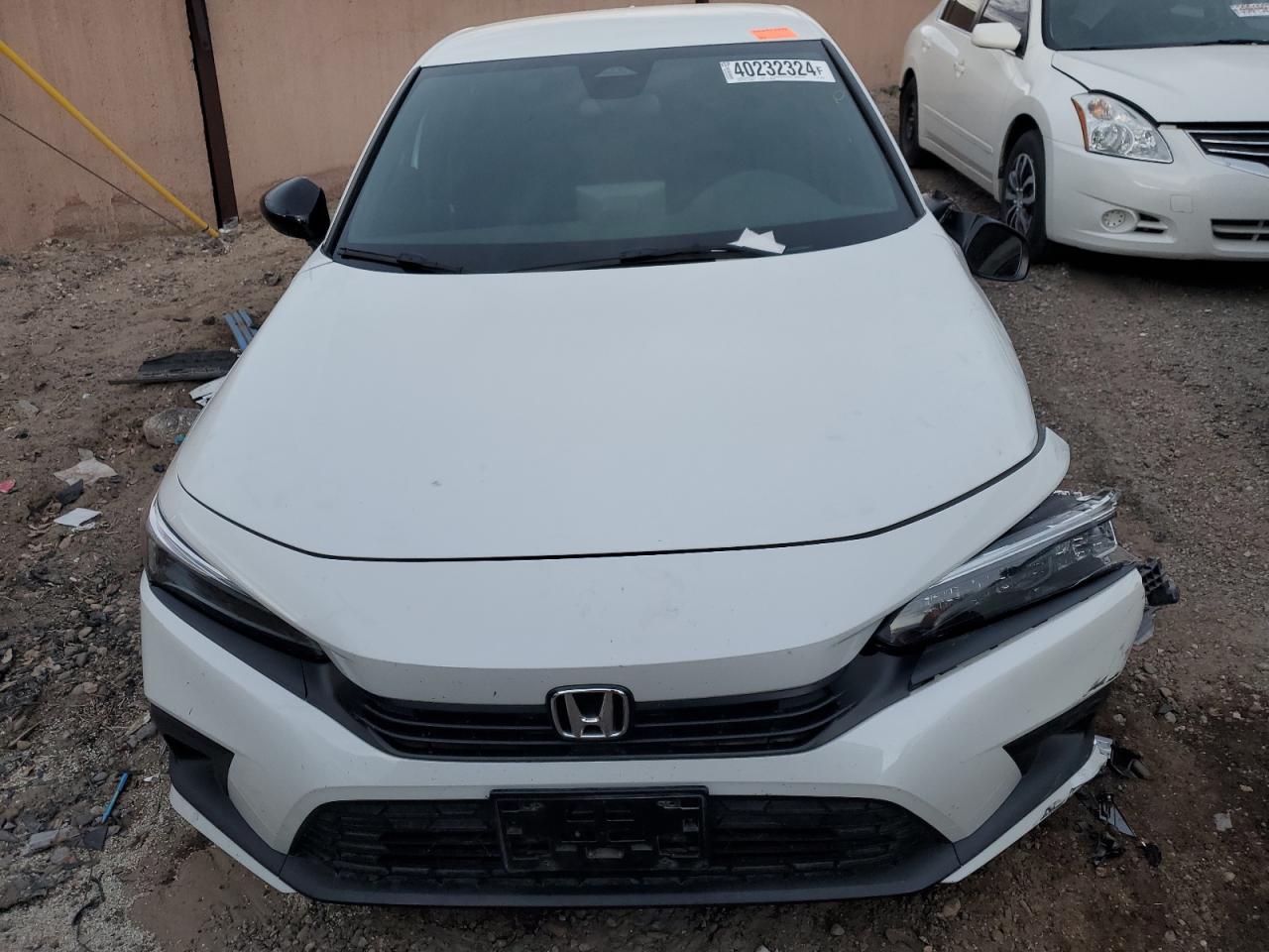 2022 HONDA CIVIC SPORT VIN:2HGFE2F58NH560993