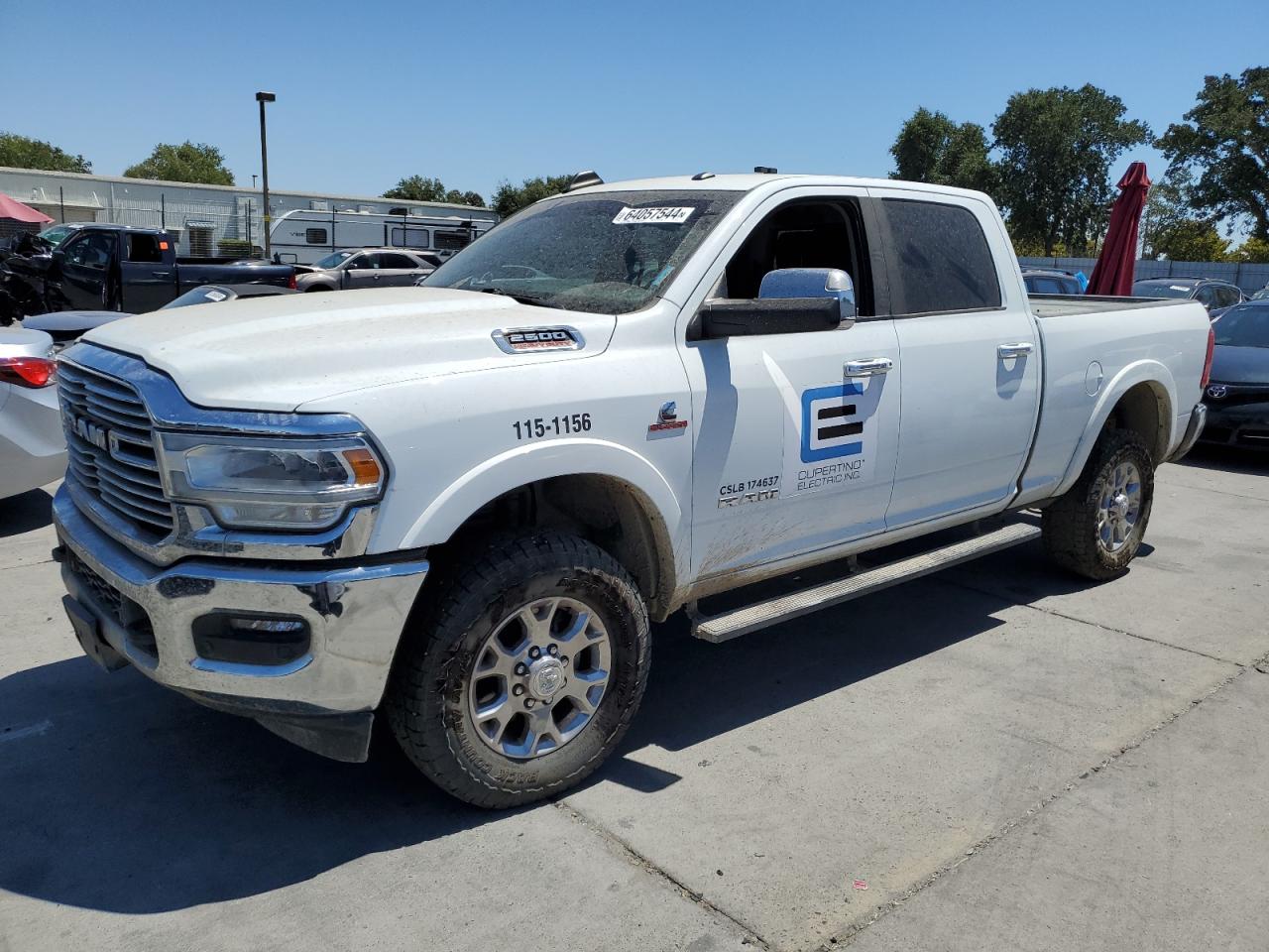 2022 RAM 2500 LARAMIE VIN:3C6UR5FL8NG344644