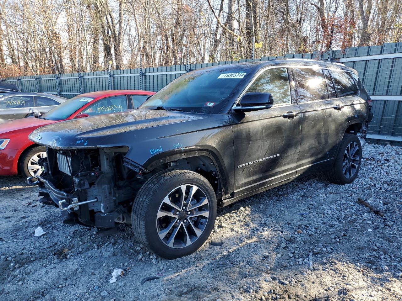 2022 JEEP GRAND CHEROKEE L OVERLAND VIN:1C4RJKDG6N8523975