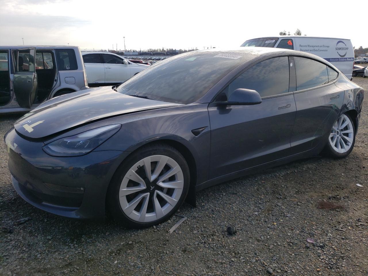 2022 TESLA MODEL 3  VIN:5YJ3E1EB7NF122832