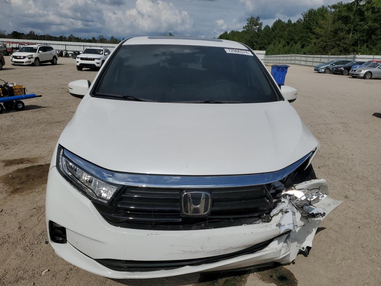 2024 HONDA ODYSSEY TOURING VIN:5FNRL6H83RB001234