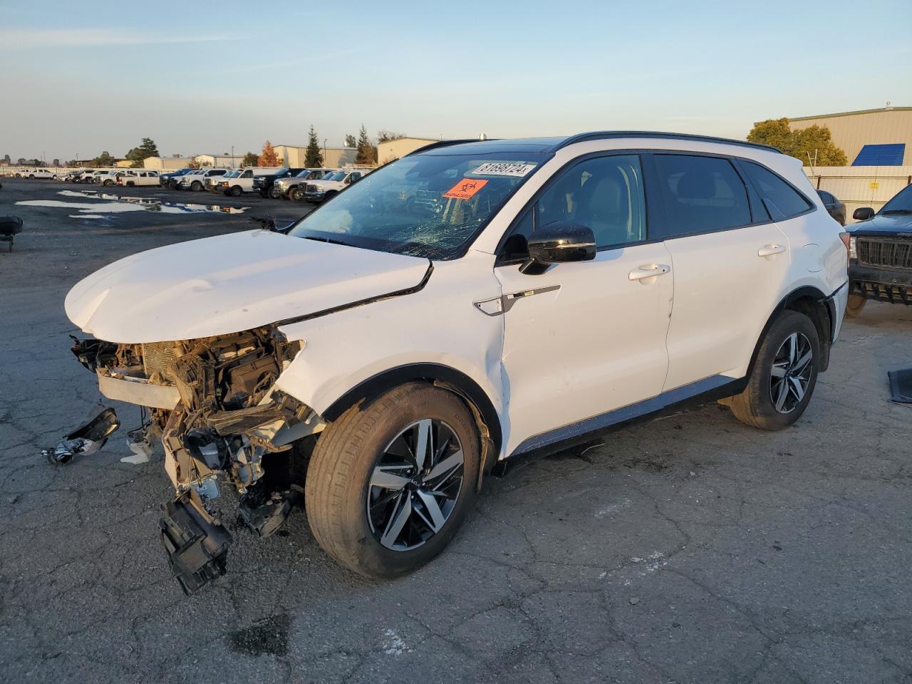 2022 KIA SORENTO EX VIN:5XYRH4LF2NG140124