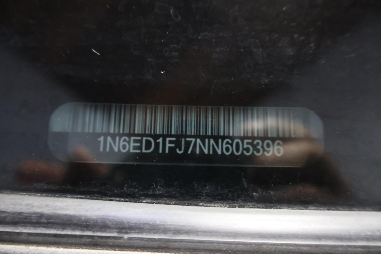 2022 NISSAN FRONTIER SV VIN:1N6ED1FJ7NN605396