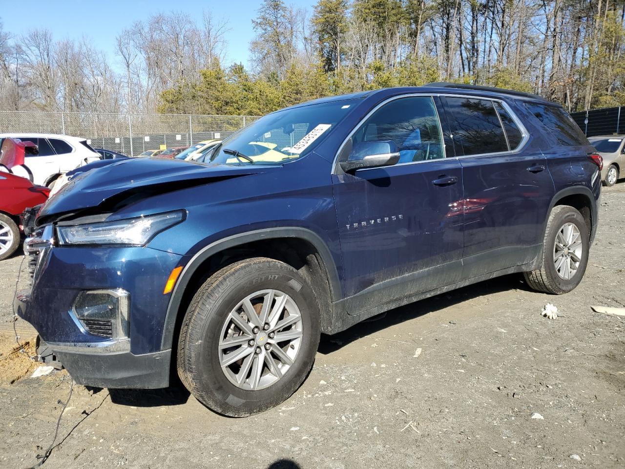 2022 CHEVROLET TRAVERSE LT VIN:1GNERHKW8NJ134324