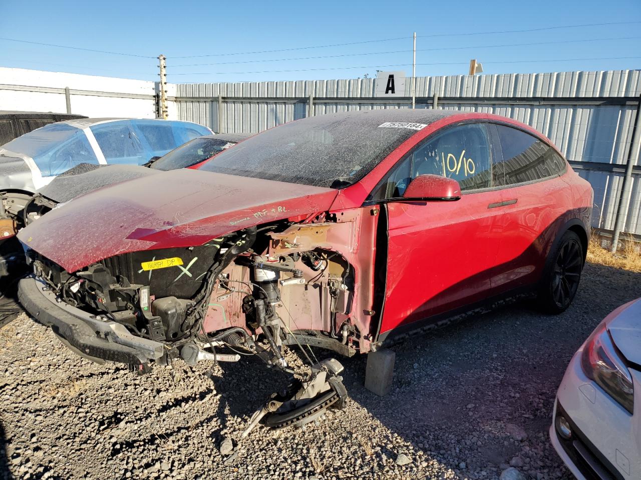 2022 TESLA MODEL X  VIN:7SAXCBE50NF329086