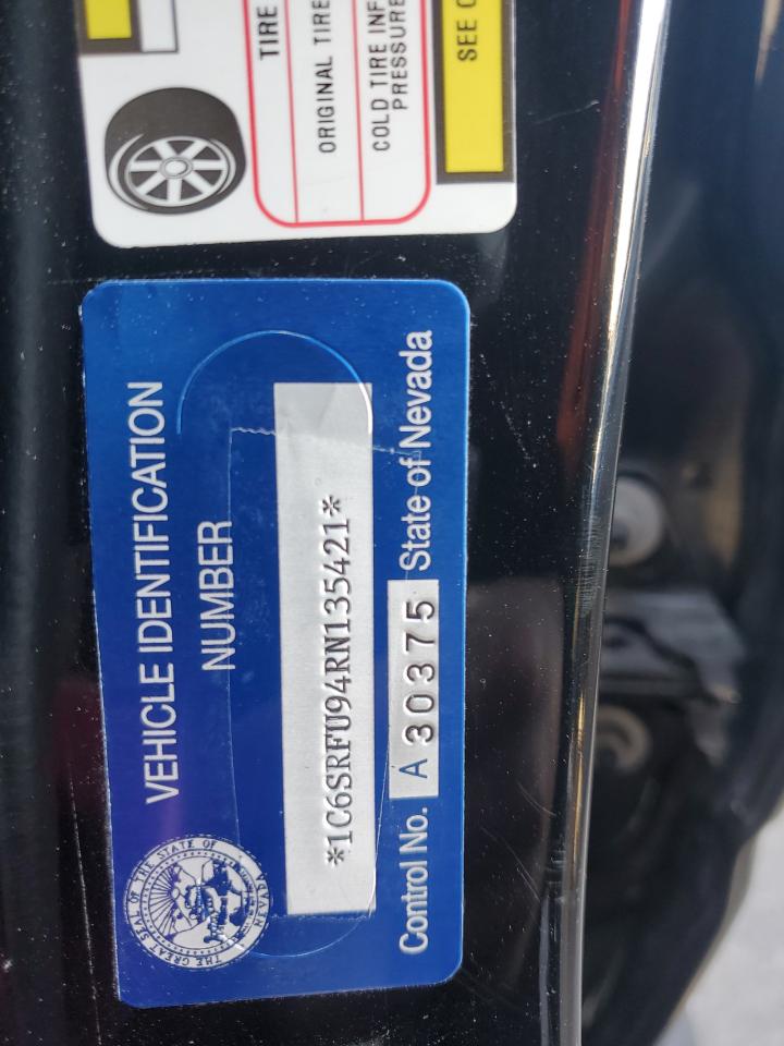 2024 RAM 1500 TRX VIN:1C6SRFU94RN135421