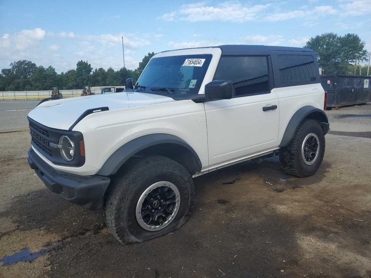 2022 FORD BRONCO BASE VIN:1FMDE5CH2NLB13502