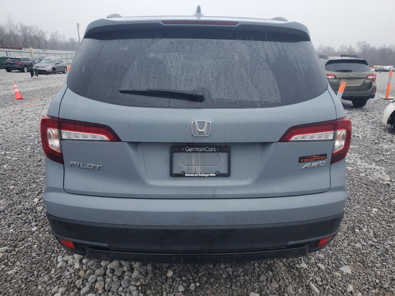 2022 HONDA PILOT TRAILSPORT VIN:5FNYF6H84NB102196