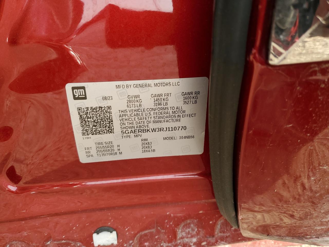 2024 BUICK ENCLAVE ESSENCE VIN:5GAERBKW3RJ110770