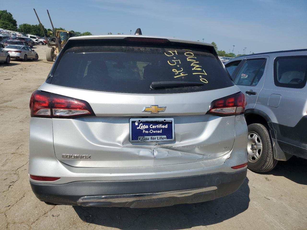 2022 CHEVROLET EQUINOX LT VIN:3GNAXKEV3NL100854