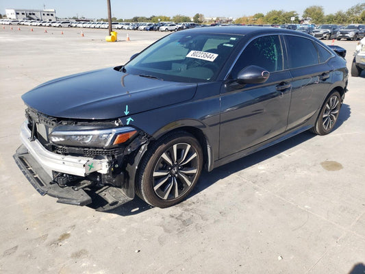 2022 HONDA CIVIC EX VIN:JHMFE1F72NX008281