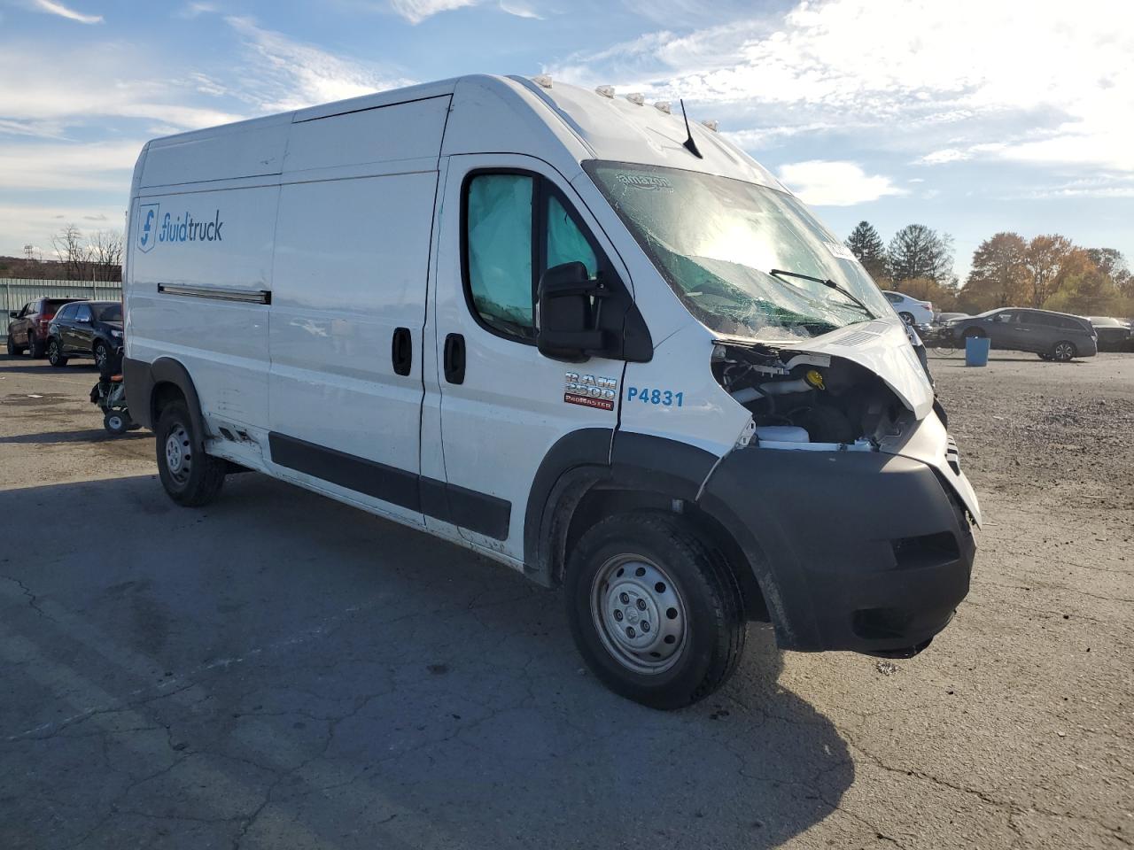 2022 RAM PROMASTER 2500 2500 HIGH VIN:3C6LRVDG5NE125427