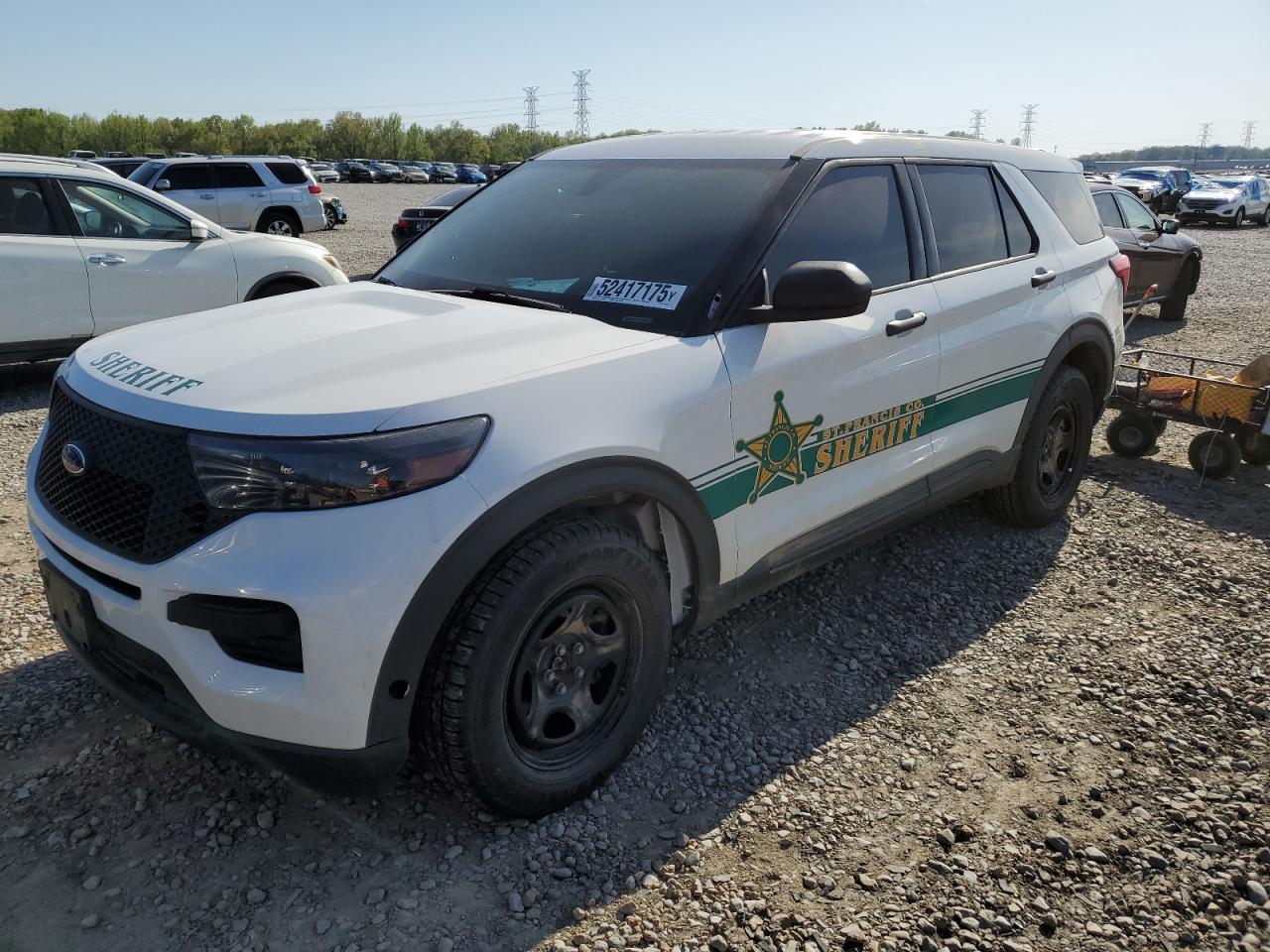 2022 FORD EXPLORER POLICE INTERCEPTOR VIN:1FM5K8AB3NGA49248