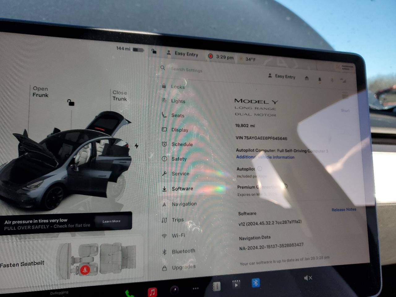 2023 TESLA MODEL Y  VIN:7SAYGAEE6PF645646