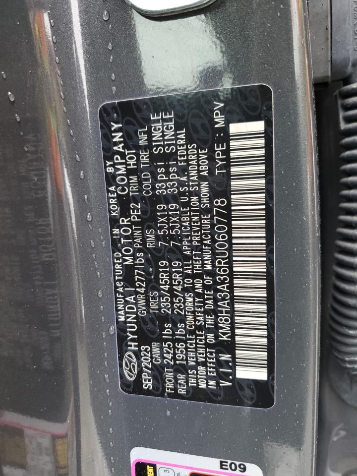 2024 HYUNDAI KONA N LINE VIN:KM8HA3A36RU060778