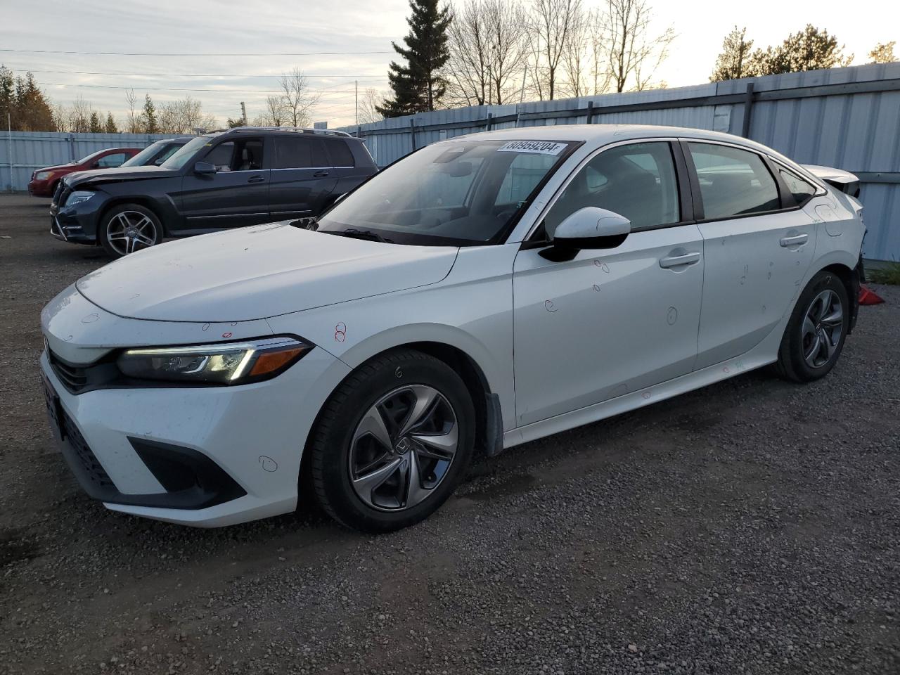 2022 HONDA CIVIC LX VIN:2HGFE2F25NH118324