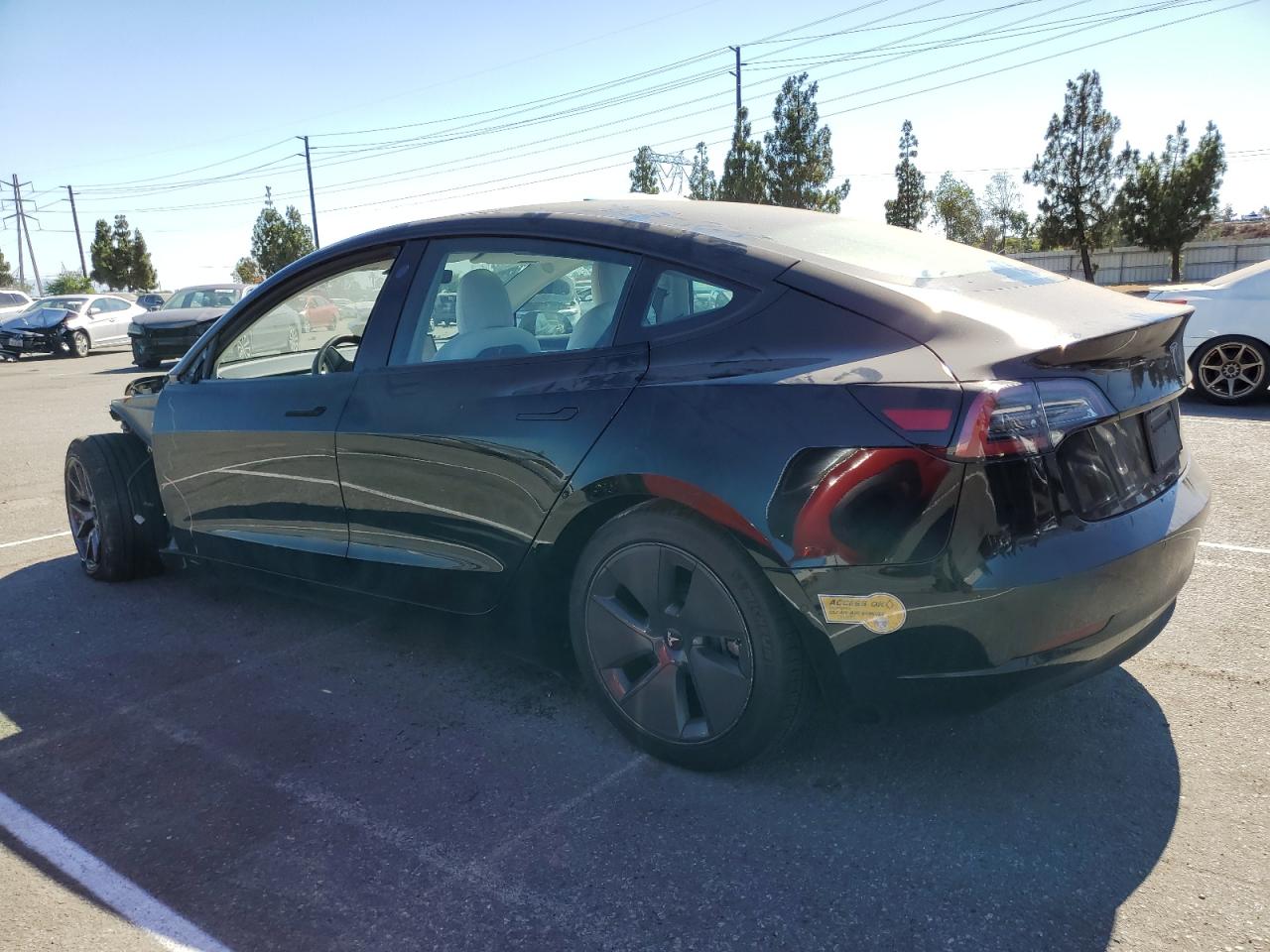 2022 TESLA MODEL 3  VIN:5YJ3E1EA8NF357974