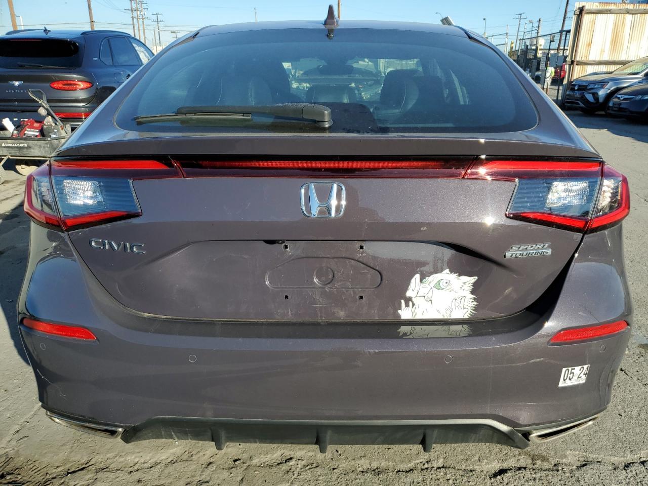 2022 HONDA CIVIC SPORT TOURING VIN:19XFL1H87NE014834