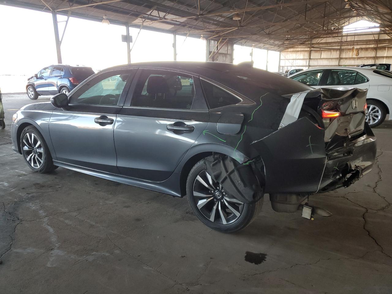 2022 HONDA CIVIC EX VIN:JHMFE1F79NX000274