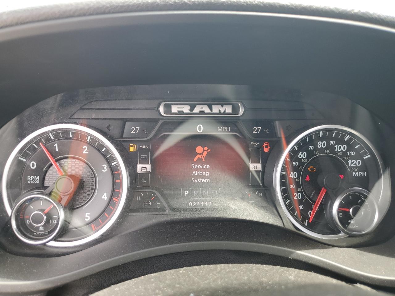 2022 RAM 2500 TRADESMAN VIN:3C6UR5CL9NG371646