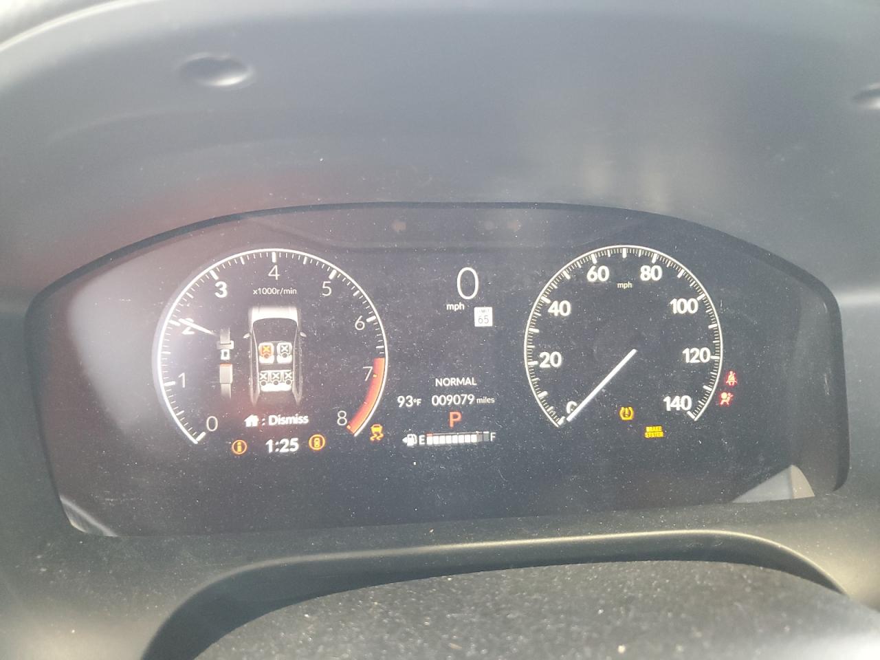 2024 HONDA HR-V SPORT VIN:3CZRZ1H51RM720396