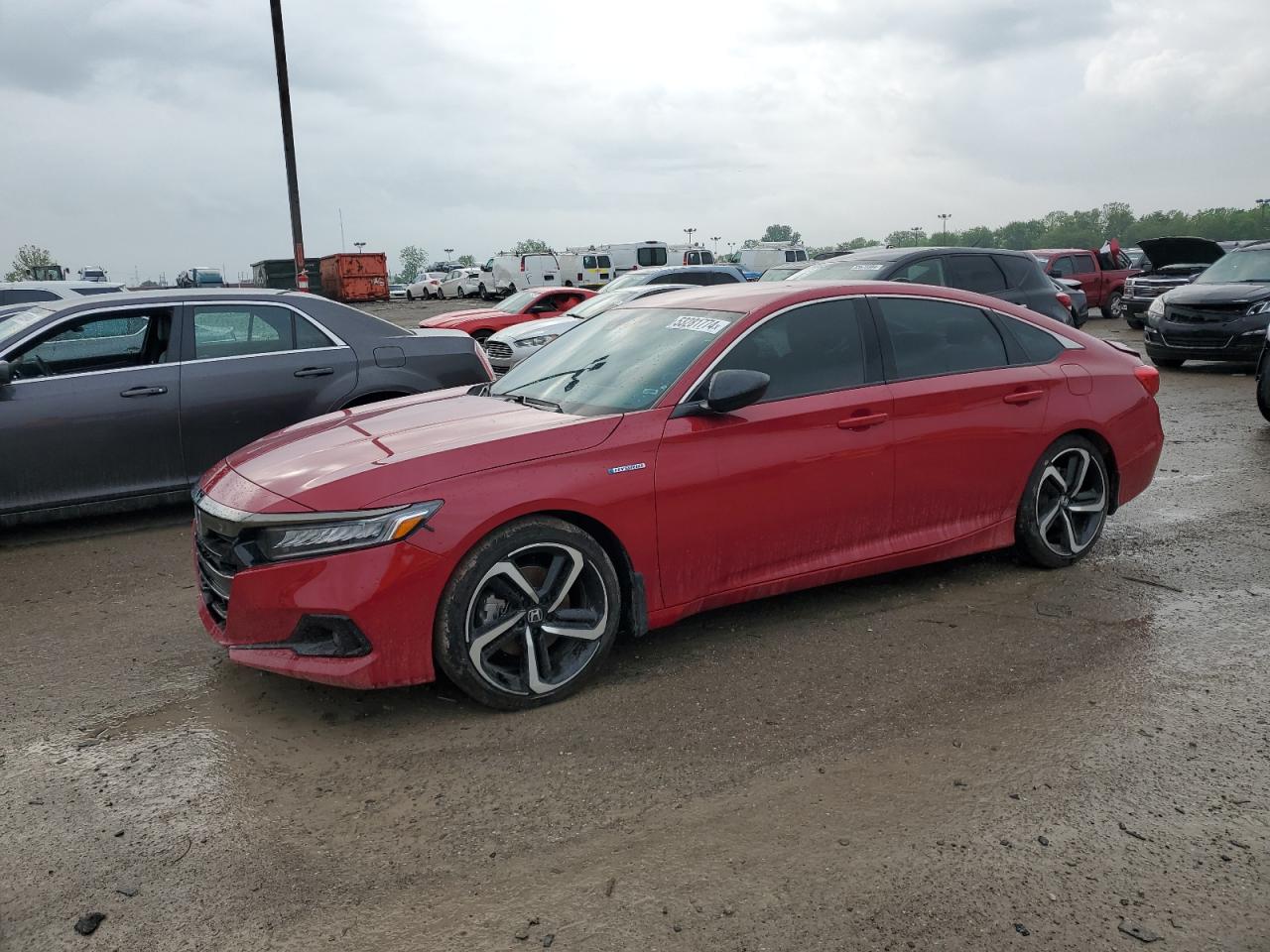 2022 HONDA ACCORD HYBRID SPORT VIN:1HGCV3F27NA015414
