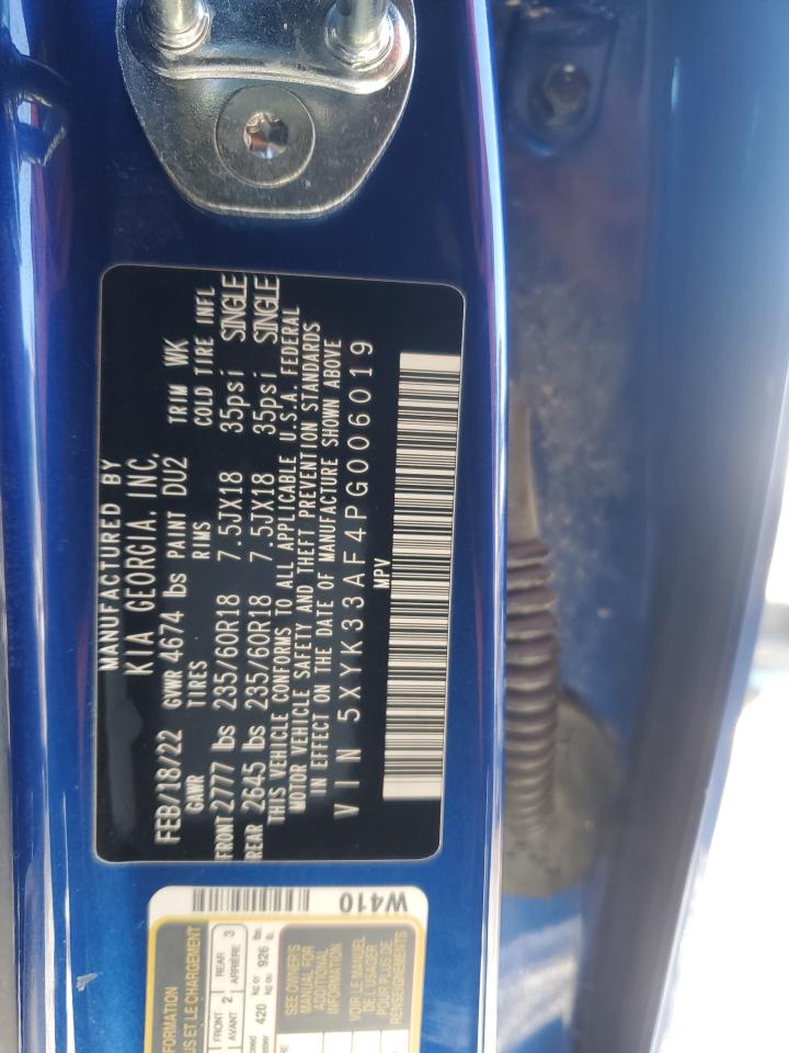 2023 KIA SPORTAGE EX VIN:5XYK33AF4PG006019
