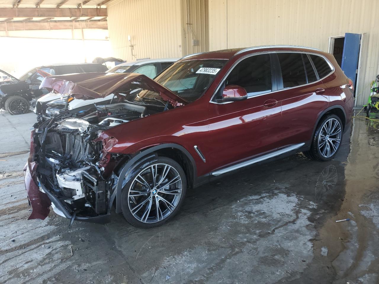 2022 BMW X3 SDRIVE30I VIN:5UX43DP02N9N15315