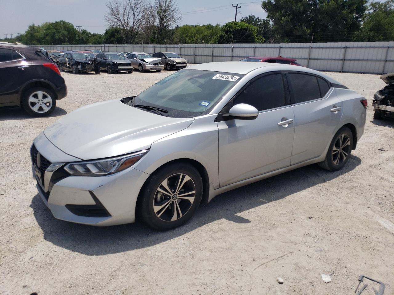 2022 NISSAN SENTRA SV VIN:3N1AB8CV7NY245169